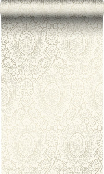 Origin Wallcoverings Tapete Ornamente Hellbeige - 53 cm x 10,05 m - 347329