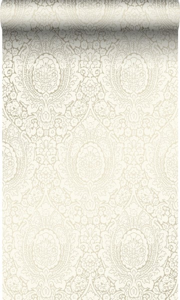 Origin Wallcoverings Tapete Ornamente Hellbeige - 53 cm x 10,05 m - 347329