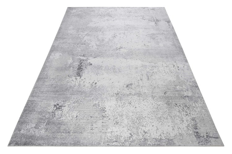 Vintage Teppich Grau Kurzflor Radiate WECONhome 160x230 cm