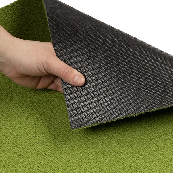 FLOORDIREKT Nylon Teppichfliese Edinburgh - 50 x 50 cm - Selbstliegend - Grün