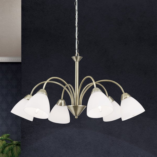 Hängeleuchte Susan 60 cm Antik 6 x E14