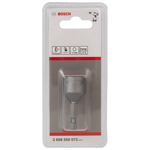 Bosch Steckschlüssel, 50 x 17 mm, M 10, mit Magnet -2608550072