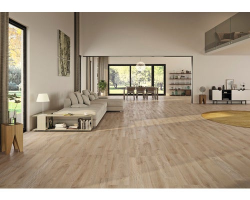 Feinsteinzeug Wand- und Bodenfliese Silentwood Miele 30x120cm rektifiziert