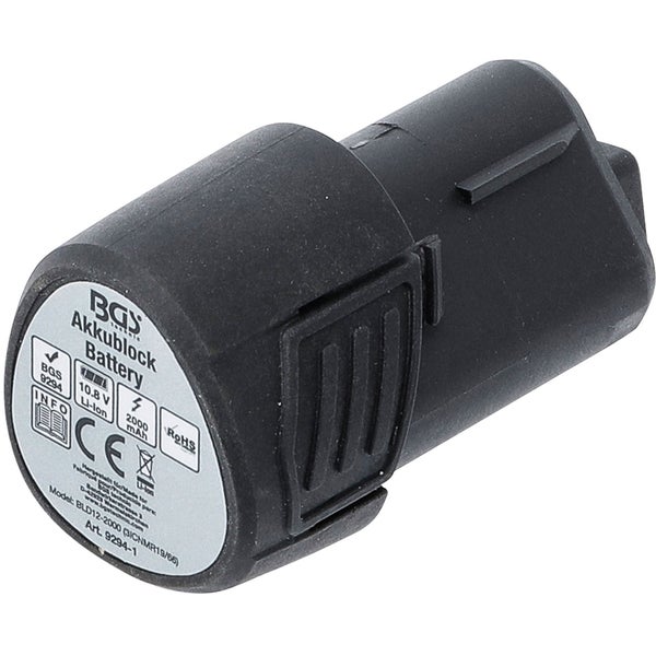 BGS Akkublock Batterie mit 10,8 V Li-Ion