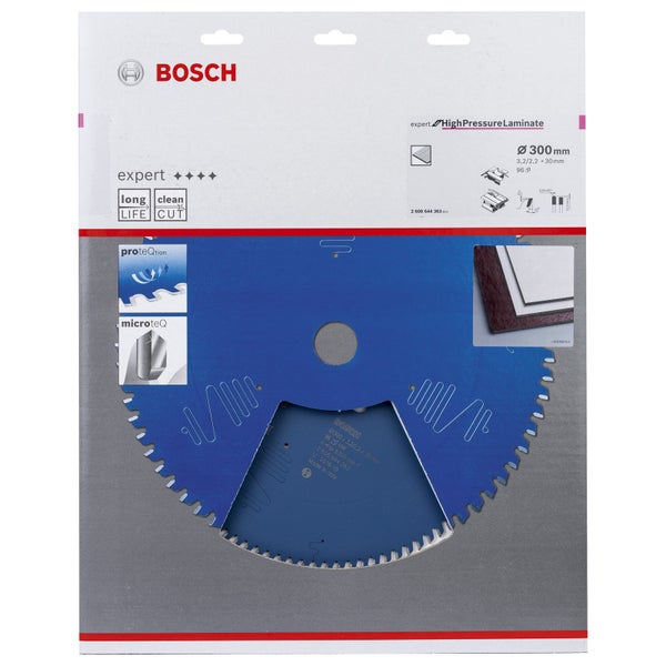 Bosch Logo Expert Kreissägeblatt für Hochdrucklaminat, 300 mm Durchmesser