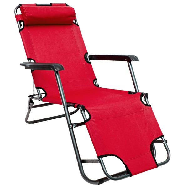 153x60 Garten Liegestuhl Klappbar - Outdoor Relaxliege Gartenstuhl Campingliege
