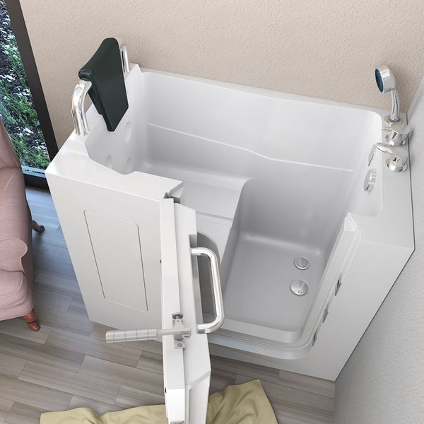 Sitzbadewanne Senioren Wanne mit Tür S08-C-L 110x68cm