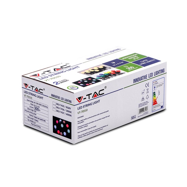LED-Lampen für Lichterketten - DC:24V - IP44 - 300 Lumen - RGB+Gelb
