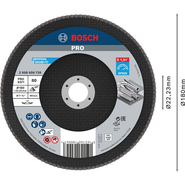 Bosch Pro Trennschleifscheibe, Durchmesser 180 mm