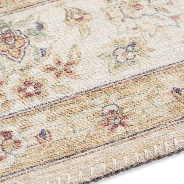 Kurzflor Teppich Nain Goldgelb - 80x150x0,7cm