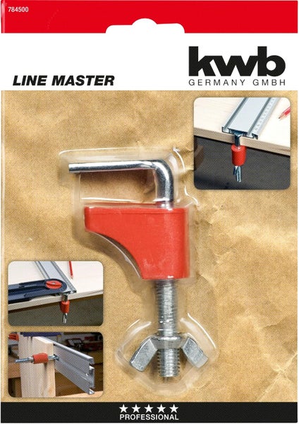 kwb LINE MASTER Spannzwinge, Schraubzwinge zum Befestigen und Fixieren von Werkstücken
