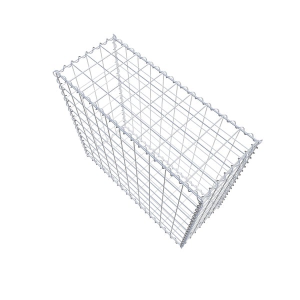 Gabione 100 cm x 90 cm x 40 cm (L x H x T), Maschenweite 10 cm x 10 cm, Spirale