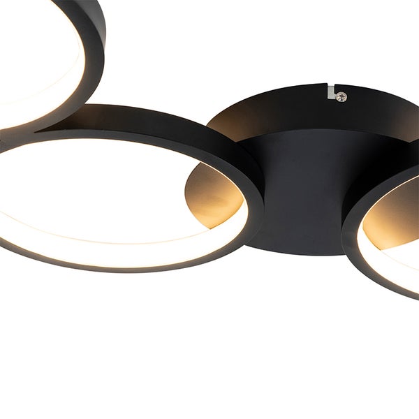 Moderne Deckenleuchte mit kreisförmigen LED-Elementen