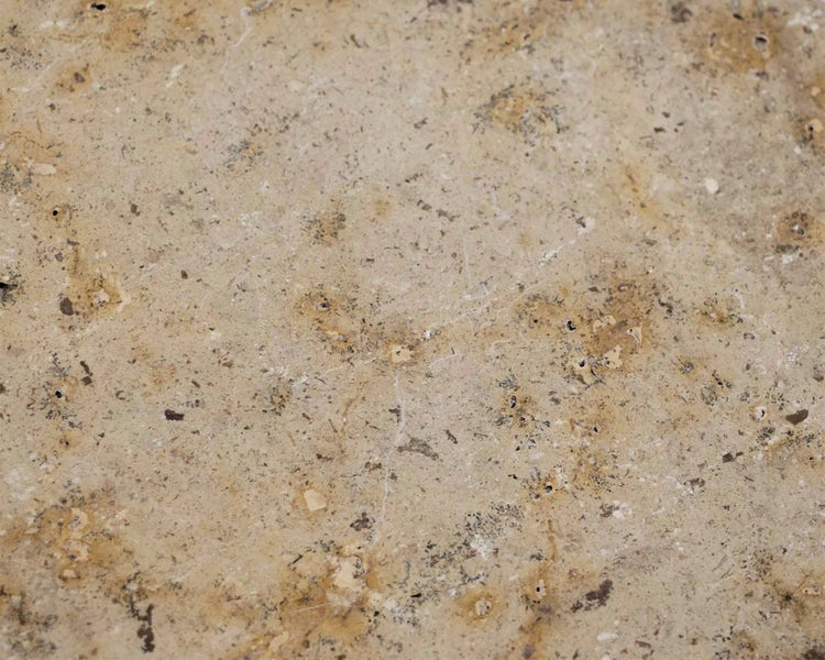 Wohnrausch Travertin Terrassenplatten GOLDEN BROWN Römischer Verband 3 cm, getrommelt, gelb, gold, braun