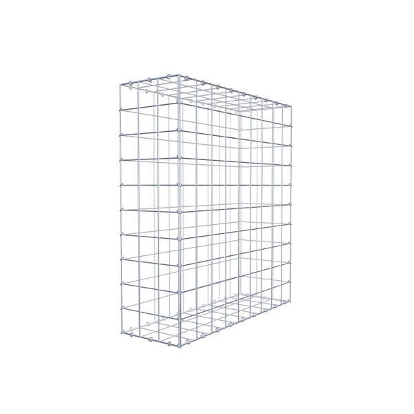Gabione 100 cm x 90 cm x 30 cm (L x H x T), Maschenweite 10 cm x 10 cm, C-Ring