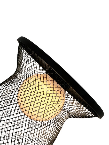 Solarlampe / Solartisch LUNA Ø 36 x 43 cm, anthrazit, schwarz