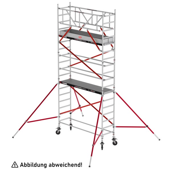 Altrex Fahrgerüst RS Tower 51 Aluminium mit Fiber-Deck Plattform 5,20m AH schmal 0,75x3,05m