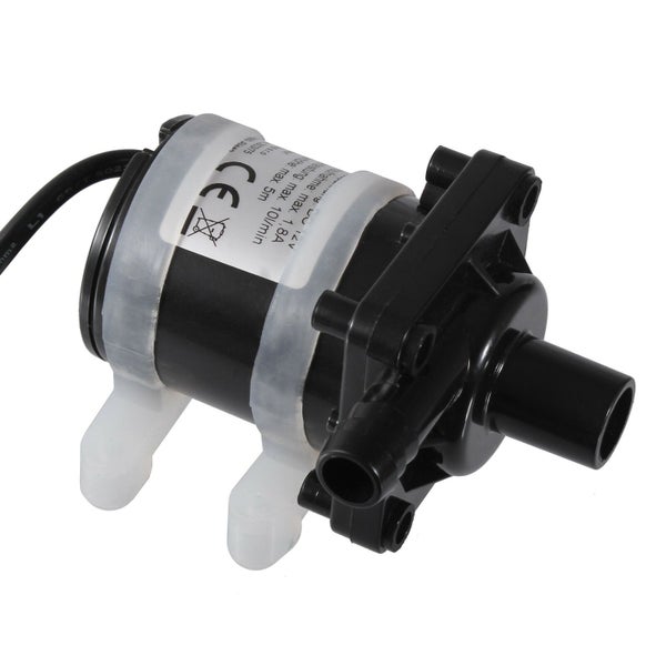 Elektrische Tauchpumpe 12 Volt mit Anschlusskabel und Befestigungsschellen