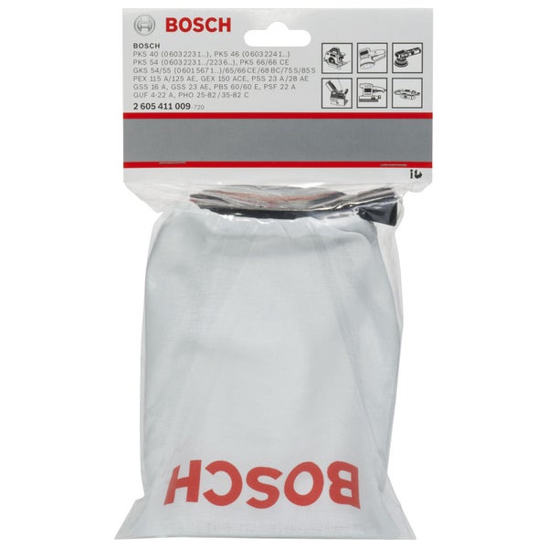 Bosch Staubbeutel für Elektrowerkzeuge wie Kreissägen und Schleifmaschinen.