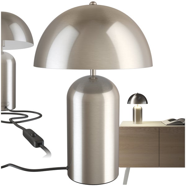 tectake Altea Kleine Retro-Tischlampe Altea, Pilzdesign, 40W 25 x 37 cm