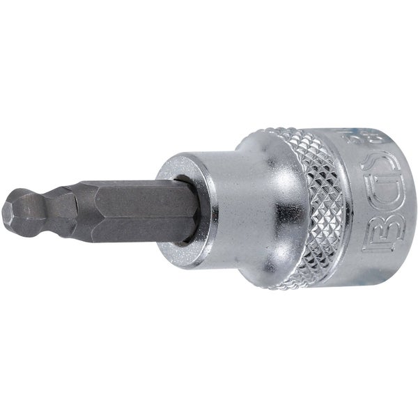BGS Bit-Einsatz Antrieb Innenvierkant 10 mm (3/8) Innensechskant mit Kugelkopf 5 mm - 5112