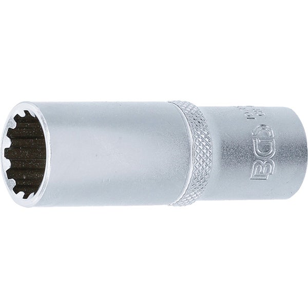 BGS Steckschlüssel-Einsatz Gear Lock tief Antrieb Innenvierkant 10 mm (3/8) SW 15 mm - 10355