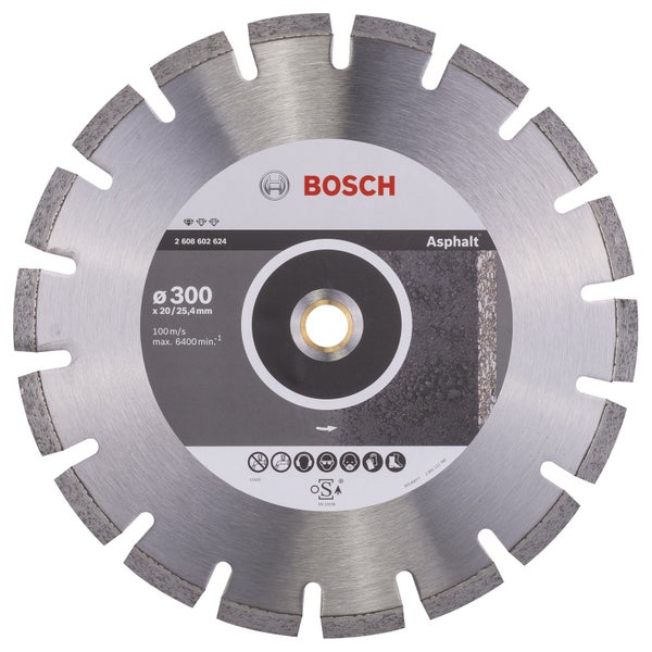 Bosch Trennscheibe Durchmesser 300 Millimeter für Asphalt