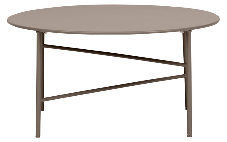 Runder Gartentisch mit Kreuzfuß