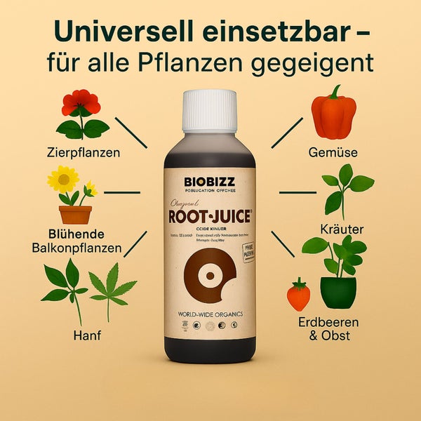 BioBizz Root Juice 1 Liter – Organischer Wurzelstimulator für kräftige Wurzeln & Wachstum