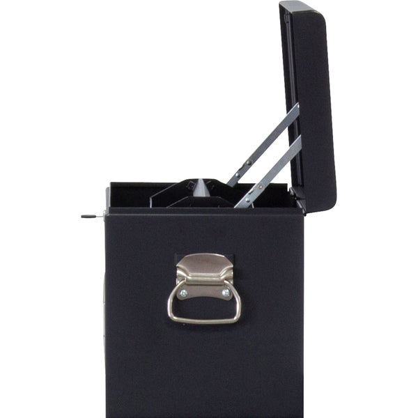 Werkzeugkiste mit vier Schubladen und geöffnetem Deckel