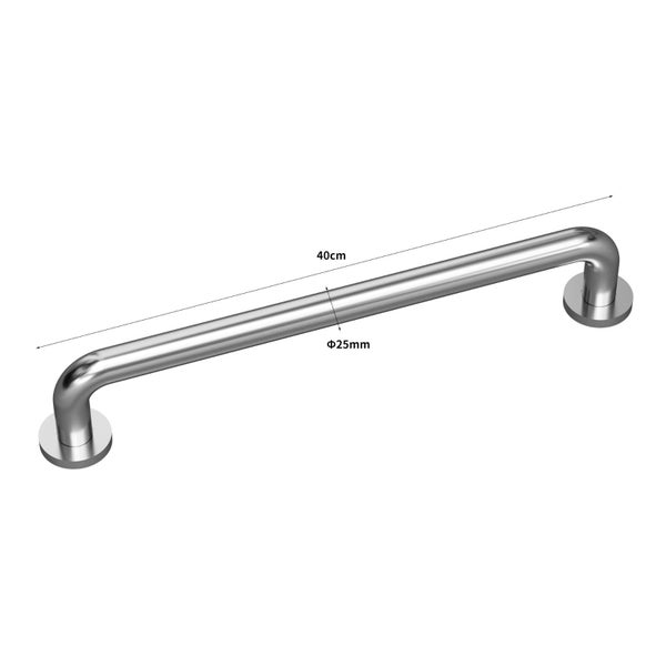 Haltegriff aus Metall, 40 Zentimeter lang