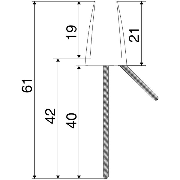 Premium Duschtür Dichtung 2 x 100 cm Mit verlängerten Gummilippe für trockenen Boden im Bad - Glastür Duschdichtung für 6mm Glasdicke - (40mm)