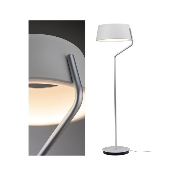 LED Stehleuchte 3-Step-Dim Belaja 2700K 1250lm 22W Weiß, Chrom matt