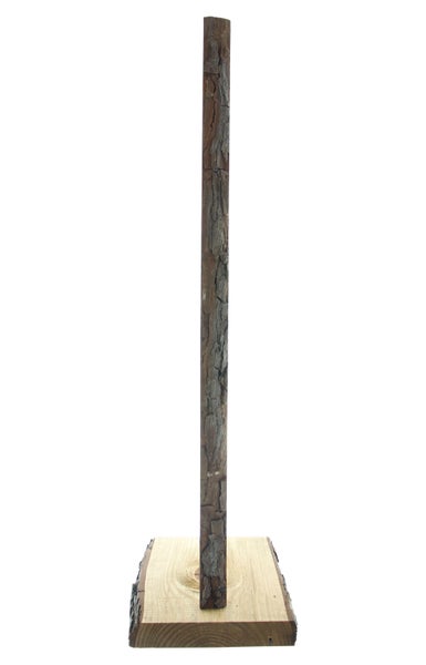 FRANK FLECHTWAREN | Holzsäule Frohe Weihnachten, 24 x 21 x 68 cm, HOLZ