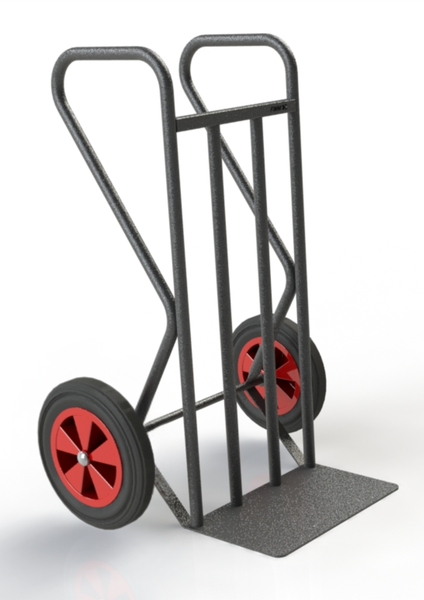 Sackkarre mit rotem Rad