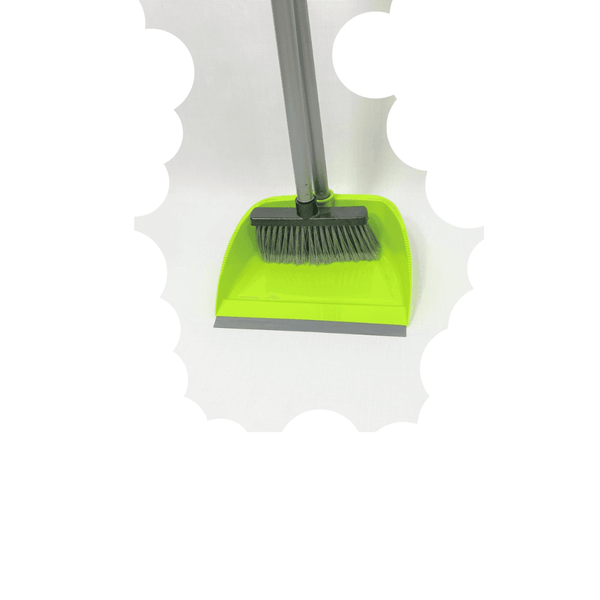 Kehrgarnitur mit Kehrblech und Handfeger