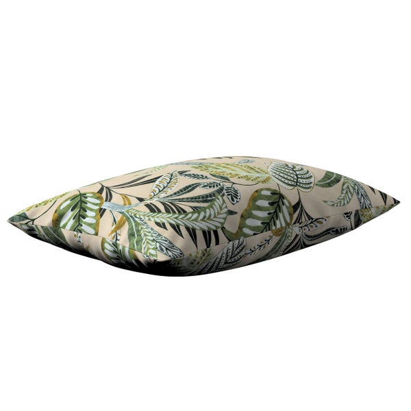 KISSENHÜLLE Tropical Island grün und beige, 60x40cm