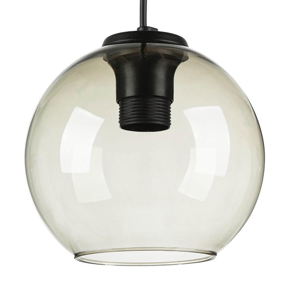 Hängeleuchte mit runder Glasschirm