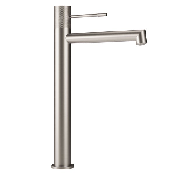 Hoher Waschtischmischer aus Metall