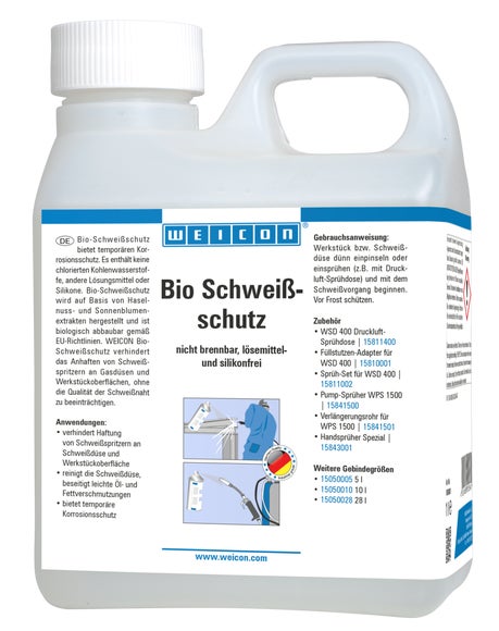 WEICON Bio-Schweißschutz|biologisch abbaubarer Schutz bei Schweißarbeiten|1 L