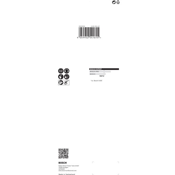 Bosch 10x Expert C470 Schleifpapier ohne Löcher für Schwingschleifer 93 x 230 mm G 120 - 2608900843