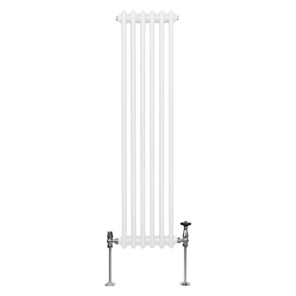 Traditioneller 2-Spalten-Heizkörper - 1500 x 292 mm - Weiß