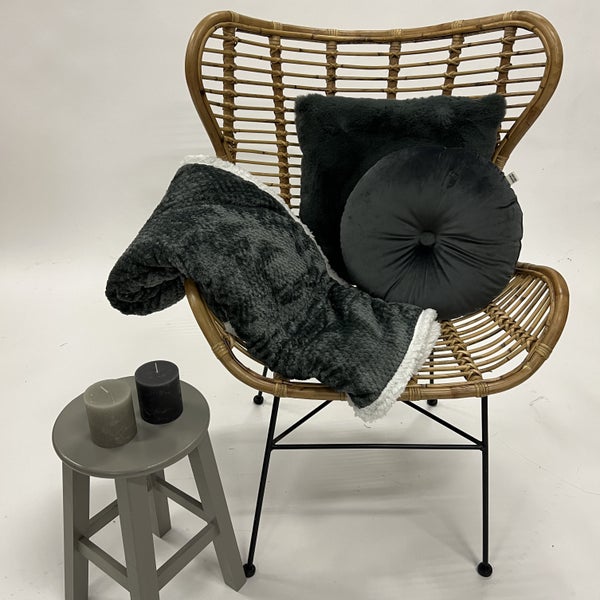 Wohndecke Cody - Grau 150x200 cm