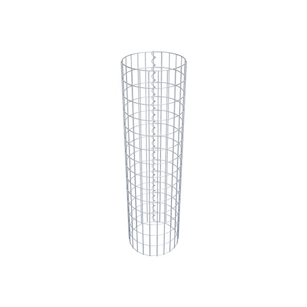 Gabionensäule Durchmesser 37 cm, MW 5 x 10 cm rund - Höhe: 1,40 m