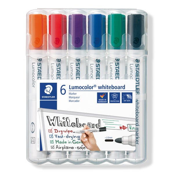 STAEDTLER Whiteboardmarker Lumocolor 6er Set