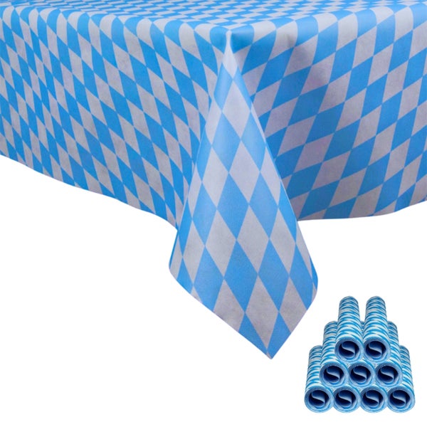 Sensalux Tischdecke, abwaschbar, Vorteilspack, 10 Stück, 1m x 2,5m, Bayern