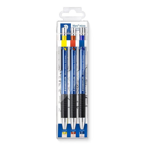 STAEDTLER Druckbleistift Mars® micro 775, 3er Set