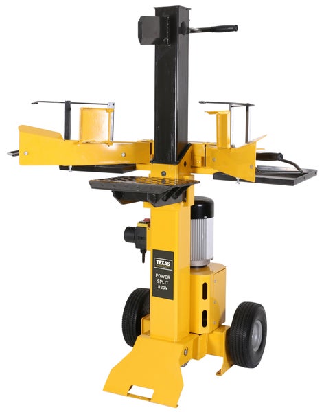 Holzspalter elektrisch TEXAS Power Split 820V – 8t Spaltkraft für Hart- & Weichholz, 230V, 3500W
