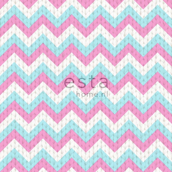 Tapete mit Zickzackmuster