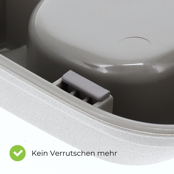 Automatischer Futterspender Wasserspender 2in1 Futterautomat Wasserautomat für Hunde Katzen Wasser und Futter Automat Spender Napf 700 ml